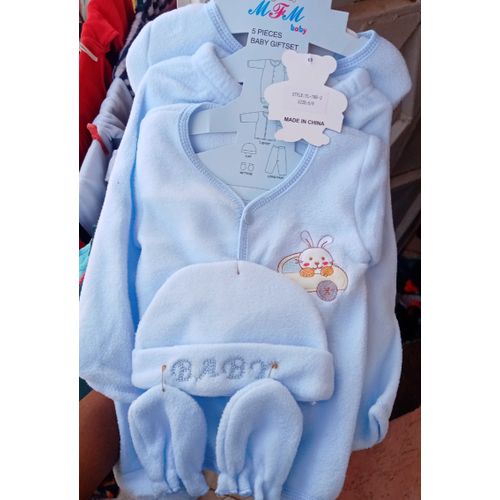 5 pcs fleece receiving set at Sure Deals Baby World Kenya