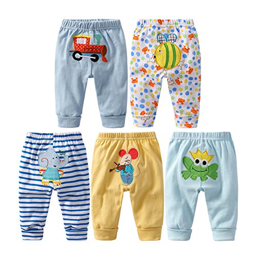 5pc set of cotton baby trousers at Sure Deals Baby World Kenya