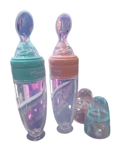 Momeasy Silicon Feeding Spoon / Squeeze bottle - Baby feeding at Sure Deals Baby World Kenya