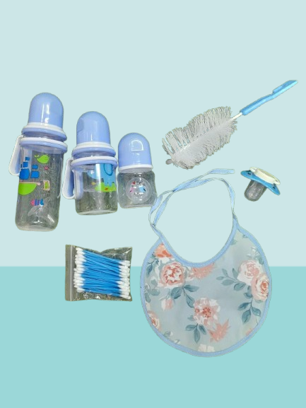 7 set baby feeding bottles available at Sure Deals Baby World
