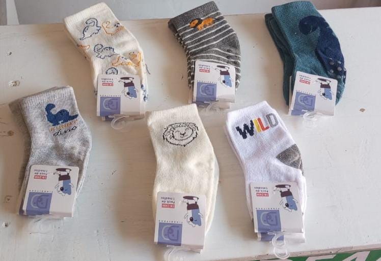 Anti skid Baby Socks for upto 2 years available at Sure Deals Baby World