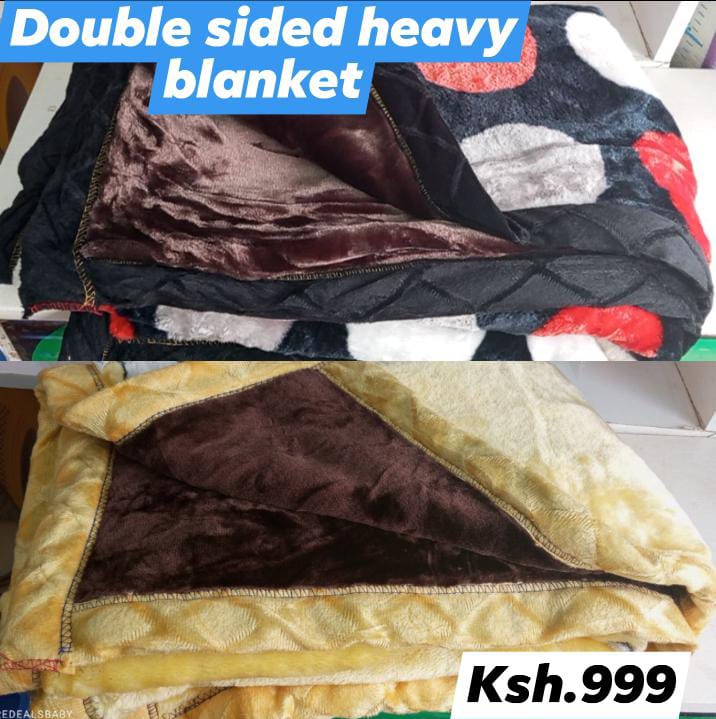 Double sided heavy baby blankets available at Sure Deals Baby World