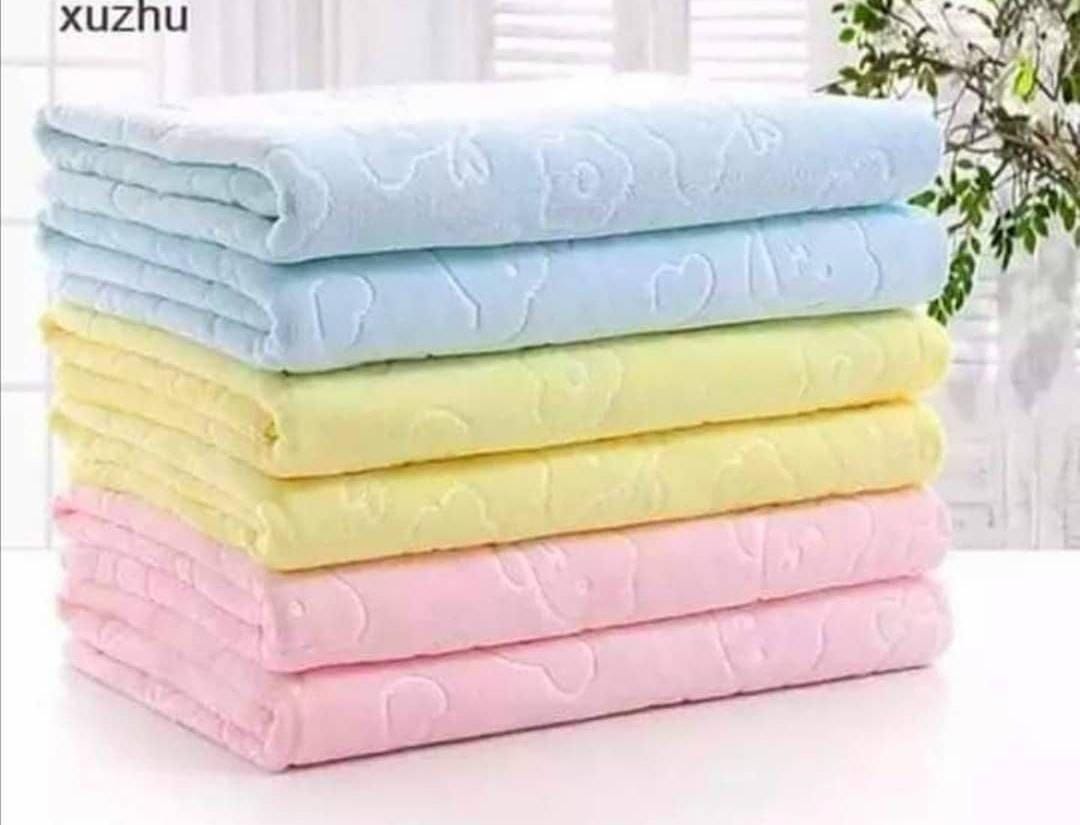Plain Soft Baby Towels at Sure Deals Baby World Kenya