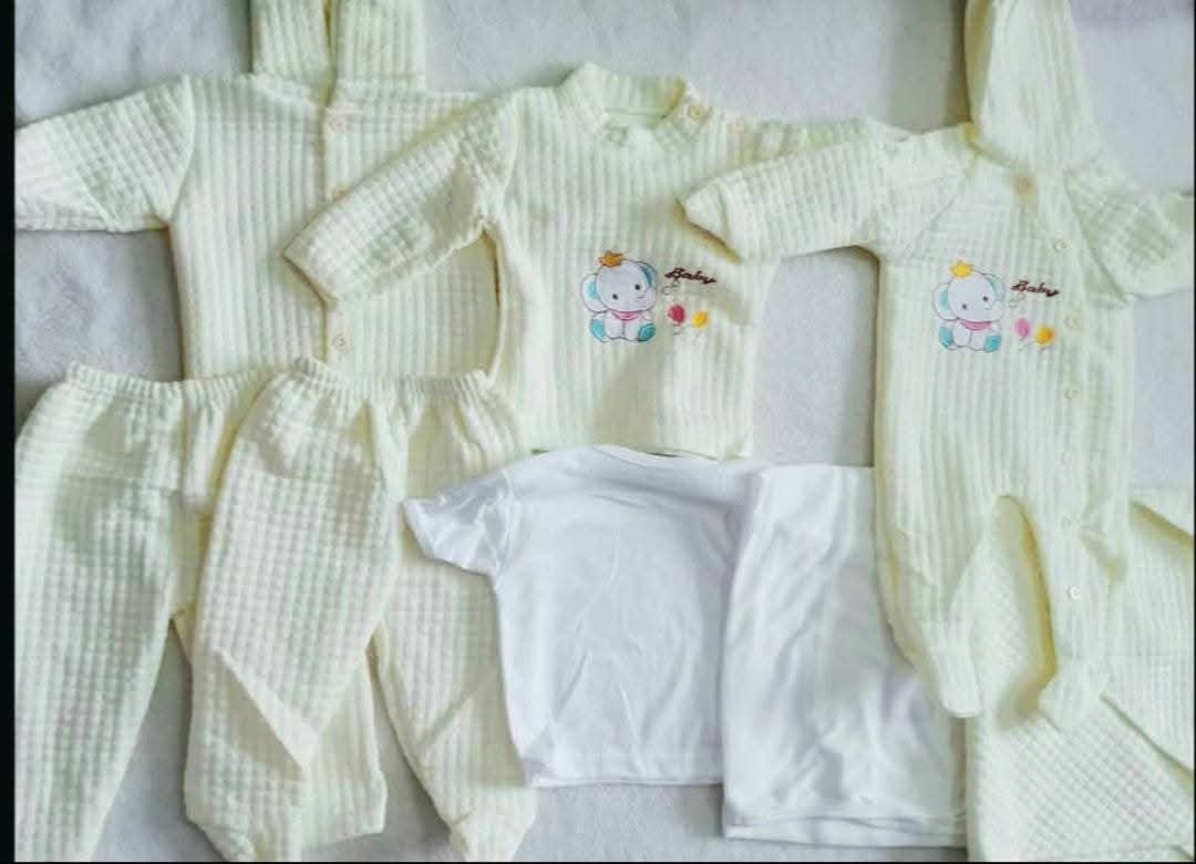 8 piece fleece receiving set - super warm and heavy available at Sure Deals Baby World